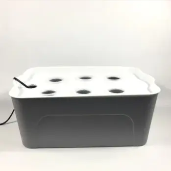 Hydroponics Kit Planter Box With 6 Growing Pots