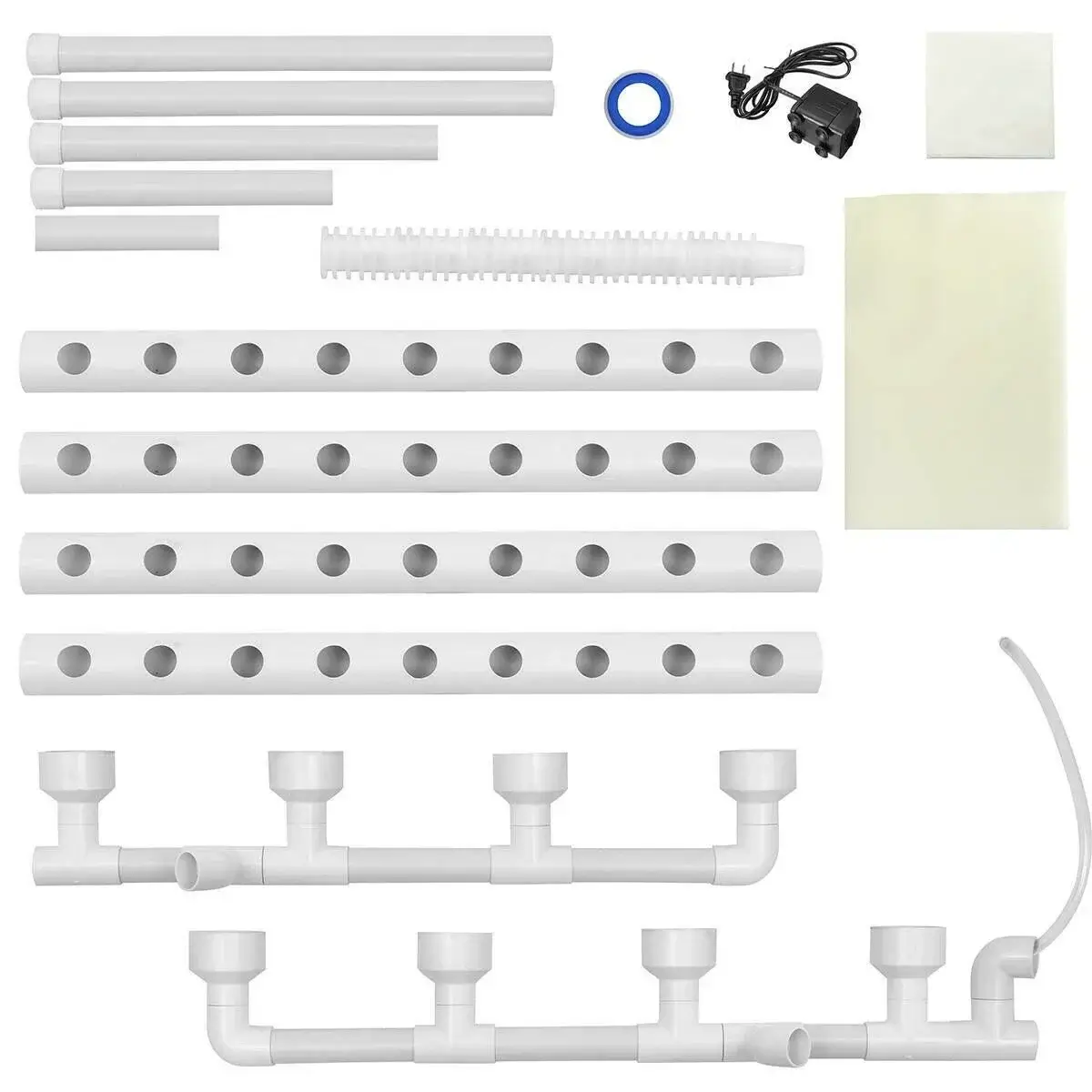 hydroponic parts, what is in the kit