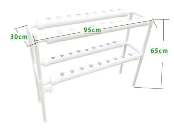 NZ Hydroponics Kit Two-Tiered With 36 Grow Pots